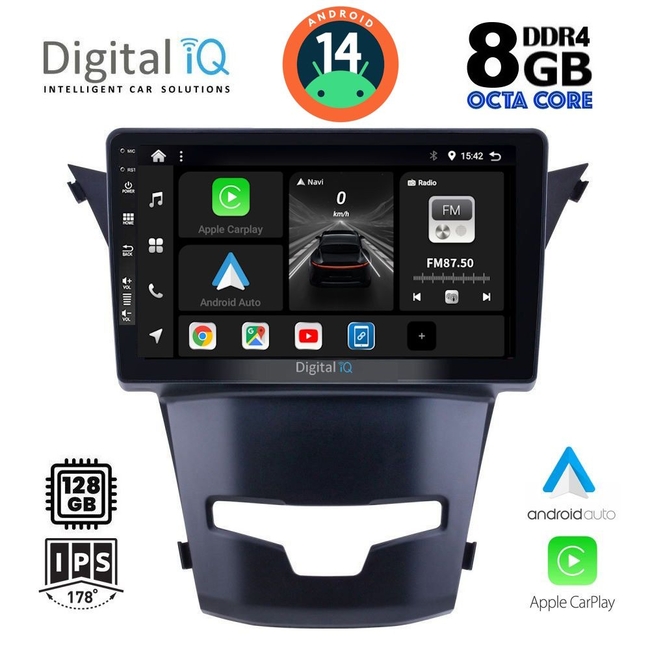 DIGITAL IQ BXF 7653_CPAA (9inc) MULTIMEDIA TABLET SSANGYANG KORANDO mod. 2014&gt;