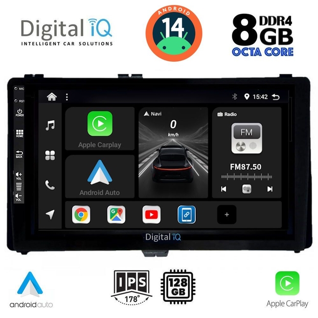 DIGITAL IQ BXF 7703_CPAA (9inc) MULTIMEDIA TABLET for TOYOTA AURIS mod. 2015&gt; – AYGO X mod. 2022&gt; – COROLLA mod. 2017-2019