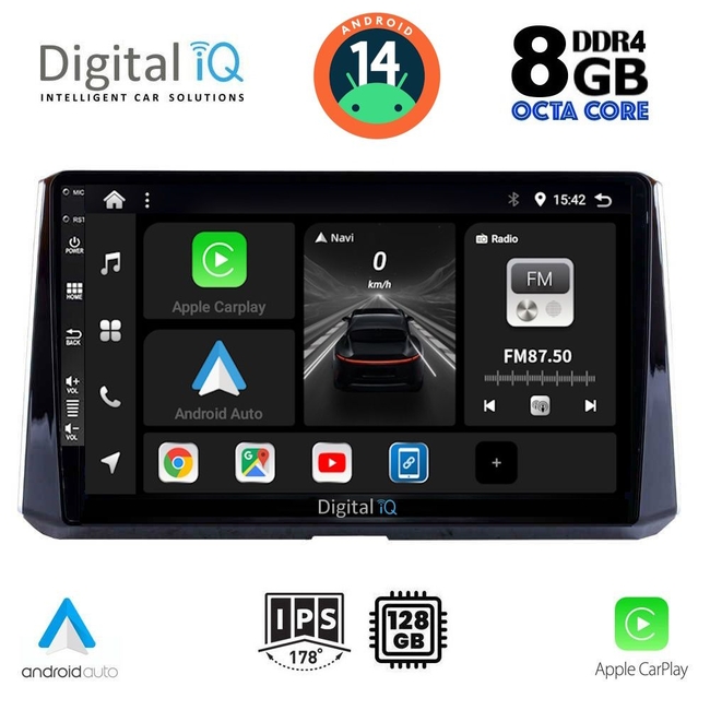 DIGITAL IQ BXF 7716_CPAA (10inc) MULTIMEDIA TABLET for TOYOTA COROLLA mod. 2019&gt;