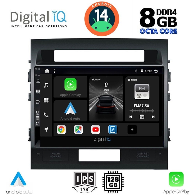 DIGITAL IQ BXF 7724_CPAA (10inc) MULTIMEDIA TABLET for TOYOTA LANDCRUISER mod. 2008-2015