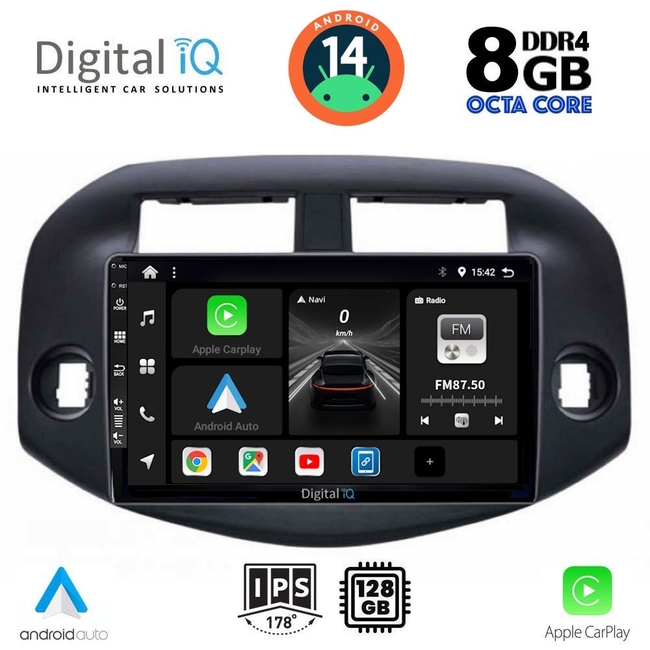 DIGITAL IQ BXF 7732_CPAA (10inc) MULTIMEDIA TABLET for TOYOTA RAV 4 mod. 2006-2012