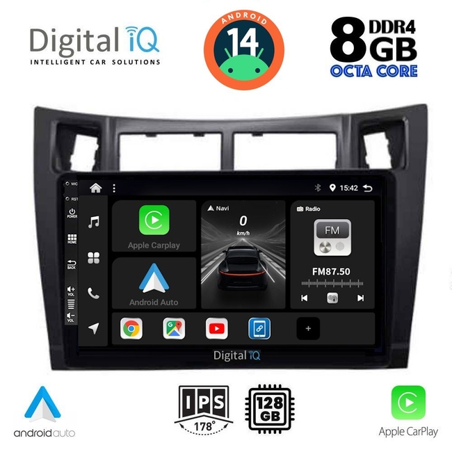 DIGITAL IQ BXF 7736_CPAA (9inc) MULTIMEDIA TABLET for TOYOTA YARIS mod. 2006-2011