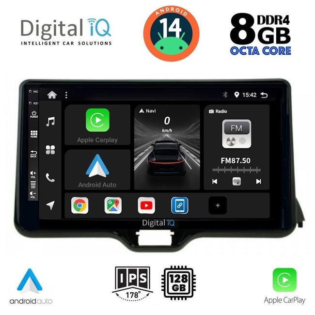DIGITAL IQ BXF 7738_CPAA (10inc) MULTIMEDIA TABLET for TOYOTA YARIS mod. 2020&gt;
