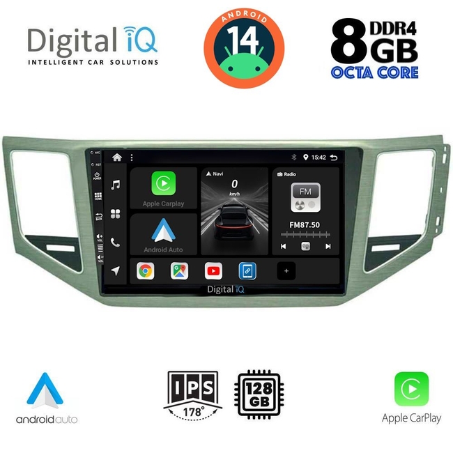 DIGITAL IQ BXF 7745_CPAA (10inc) MULTIMEDIA TABLET for VW GOLF SPORTSVAN mod. 2014&gt;