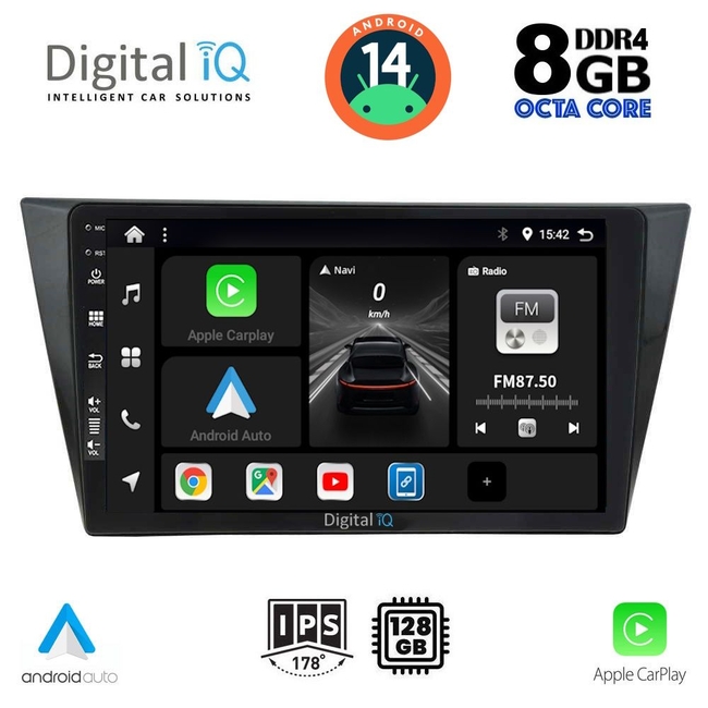 DIGITAL IQ BXF 7761_CPAA (10inc) MULTIMEDIA TABLET for VW TIGUAN mod. 2016&gt;
