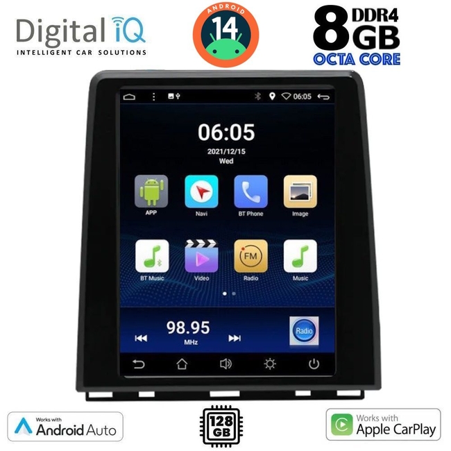 DIGITAL IQ BXF 7947_CPAA (LOW VERSION) TESLA STYLE for RENAULT CLIO 5 mod. 2019&gt;