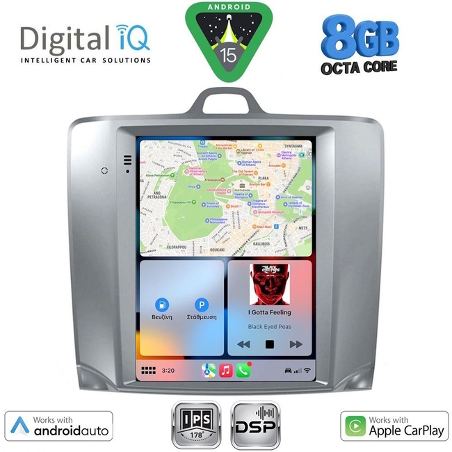 DIGITAL IQ BXF 7956_CPAA TESLA STYLE for FORD FOCUS mod. 2004-2011