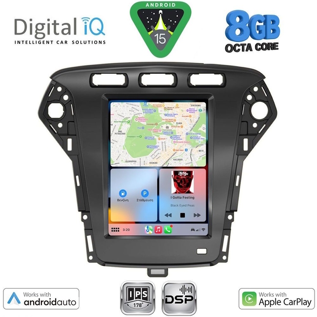 DIGITAL IQ BXF 7958_CPAA TESLA STYLE for FORD MONDEO mod. 2010-2013