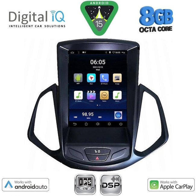 DIGITAL IQ BXF 7966_CPAA TESLA STYLE for FORD ECOSPORT mod. 2012-2018