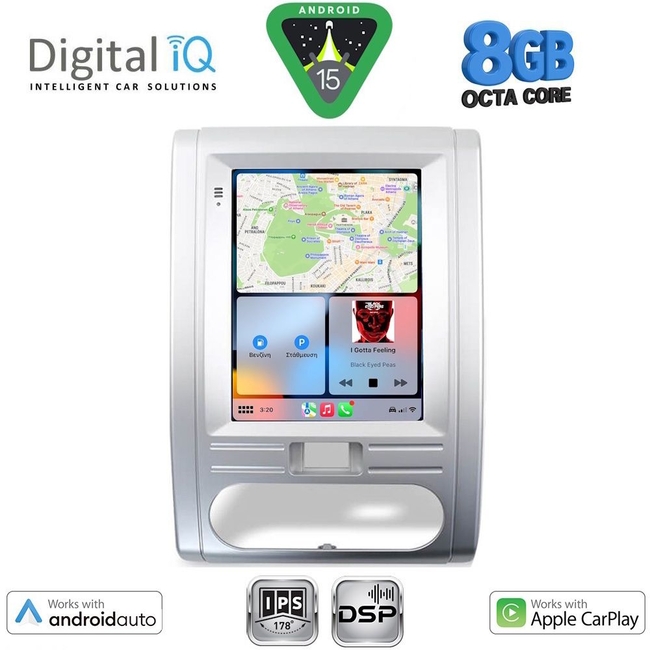 DIGITAL IQ BXF 7967_CPAA TESLA STYLE for NISSAN XTRAIL mod. 2007-2014