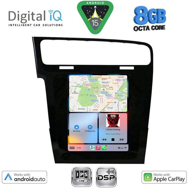 DIGITAL IQ BXF 7985_CPAA TESLA STYLE for VW GOLF 7 mod. 2013-2021