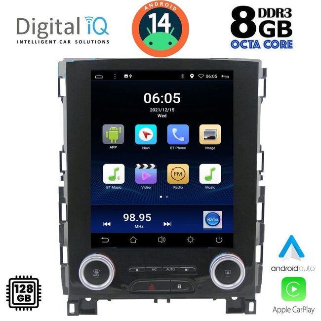 DIGITAL IQ BXF 7998_CPAA TESLA STYLE  for RENAULT KOLEOS - MEGANE 4 mod. 2016&gt;