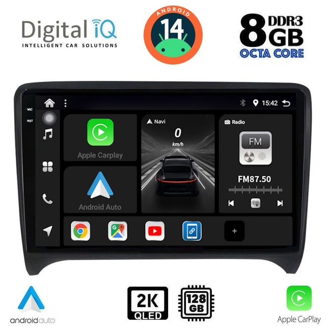 DIGITAL IQ BXF 11009_CPAA (9inc) MULTIMEDIA TABLET for AUDI TT  mod. 2007-2015