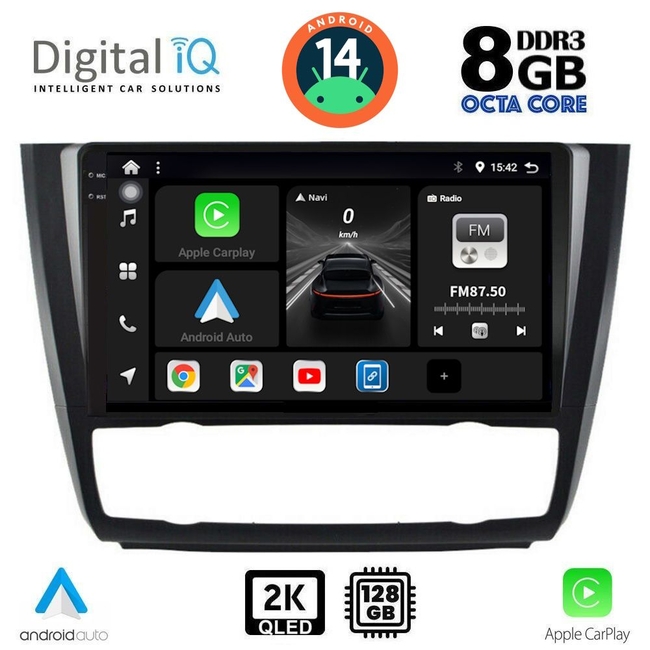 DIGITAL IQ BXF 11040_CPAA CLIMA (9inc) MULTIMEDIA TABLET for BMW S.1  E81-82-87-88 mod. 2004-2013