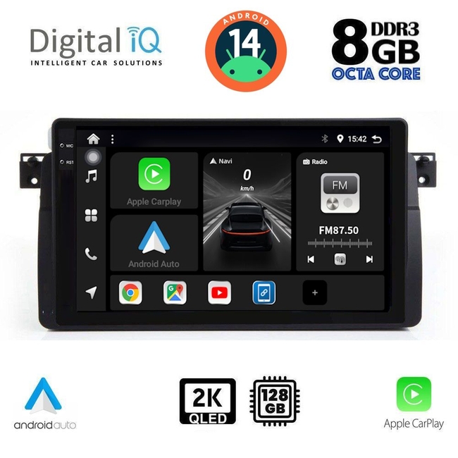 DIGITAL IQ BXF 8042_CPAA (9inc) MULTIMEDIA TABLET for BMW E46 mod. 1998-2005