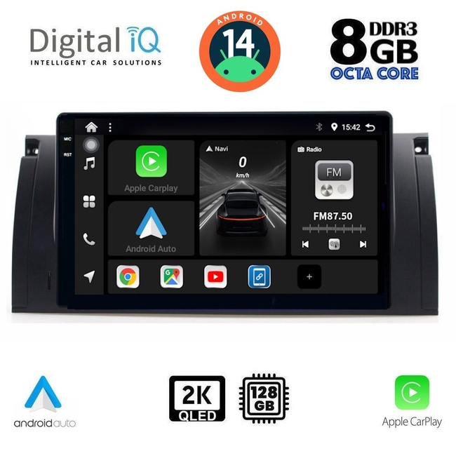 DIGITAL IQ BXF 8045_CPAA (9inc) MULTIMEDIA TABLET for BMW Series 5 (E39) mod. 1997-2005 | X5 (E53) mod. 1999-2006