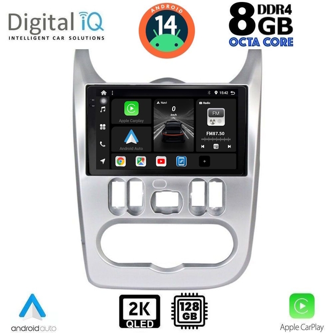 DIGITAL IQ BXF 11101_CPAA (9inc) MULTIMEDIA TABLET for DACIA DUSTER – LOGAN – SANDERO mod. 2006-2012