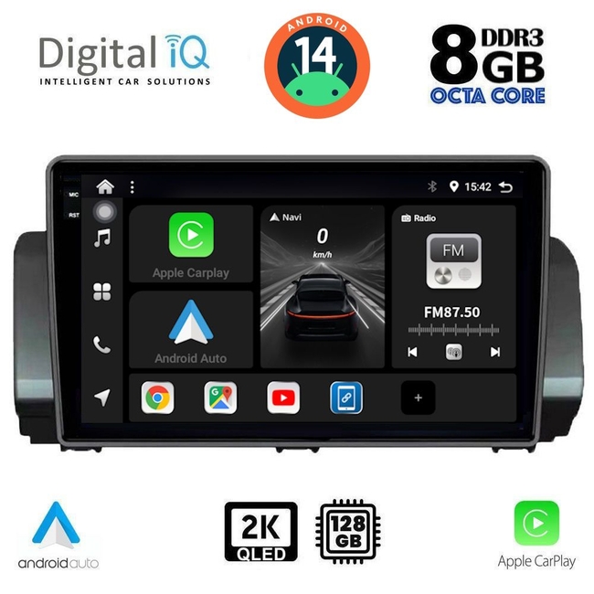 DIGITAL IQ BXF 8109_CPAA (9inc) MULTIMEDIA TABLET for DACIA LOGAN - SANDERO - JOGGER mod. 2020&gt;