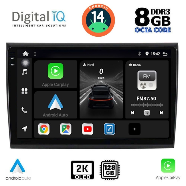 DIGITAL IQ BXF 8136_CPAA (9inc) MULTIMEDIA TABLET for FIAT BRAVO mod. 2007&gt;