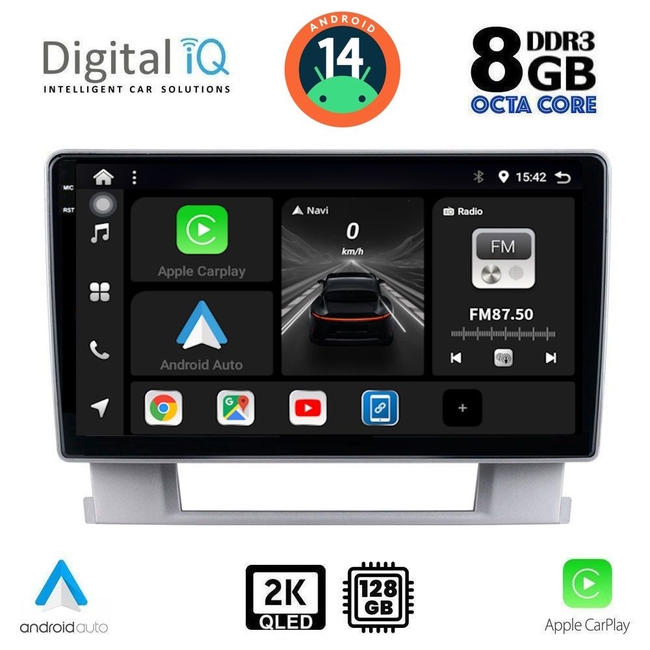 DIGITAL IQ BXF 11482_CPAA (9inc) MULTIMEDIA TABLET for OPEL ASTRA J mod.2010-2016