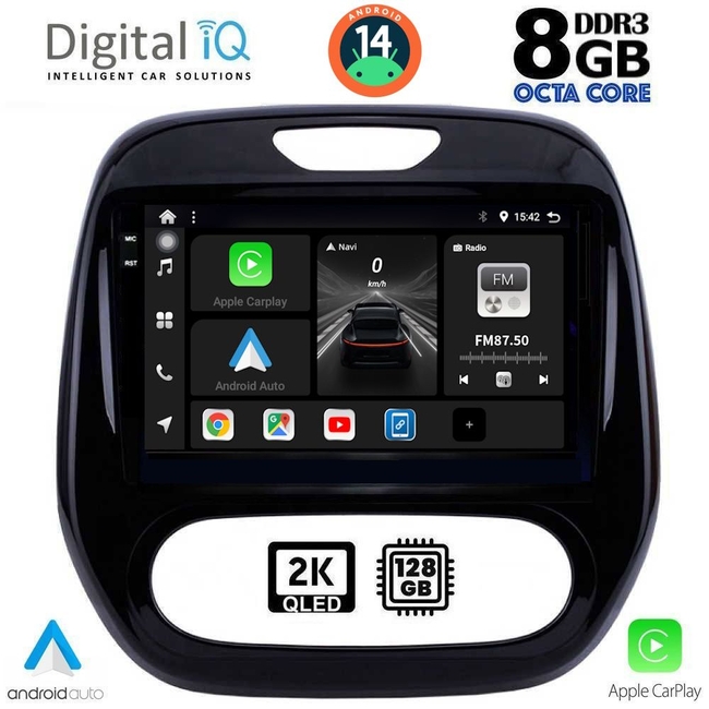 DIGITAL IQ BXF 8542_CPAA (9inc) MULTIMEDIA TABLET for RENAULT CAPTUR mod. 2013-2019
