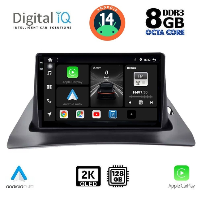 DIGITAL IQ BXF 8550_CPAA (9inc) MULTIMEDIA TABLET for RENAULT KANGOO mod. 2010&gt;
