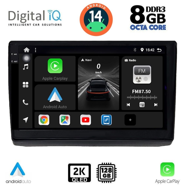 DIGITAL IQ BXF 11558_CPAA (10inc) MULTIMEDIA TABLET for OPEL VIVARO – RENAULT TRAFIC - NISSAN PRIMASTAR mod. 2004-2015