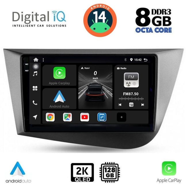 DIGITAL IQ BXF 8574_CPAA (9inc) MULTIMEDIA TABLET for SEAT LEON mod. 2005-2012