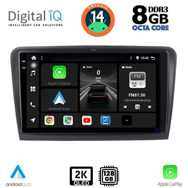 DIGITAL IQ BXF 8601_CPAA (9inc) MULTIMEDIA TABLET for SKODA RAPID  mod. 2012&gt;