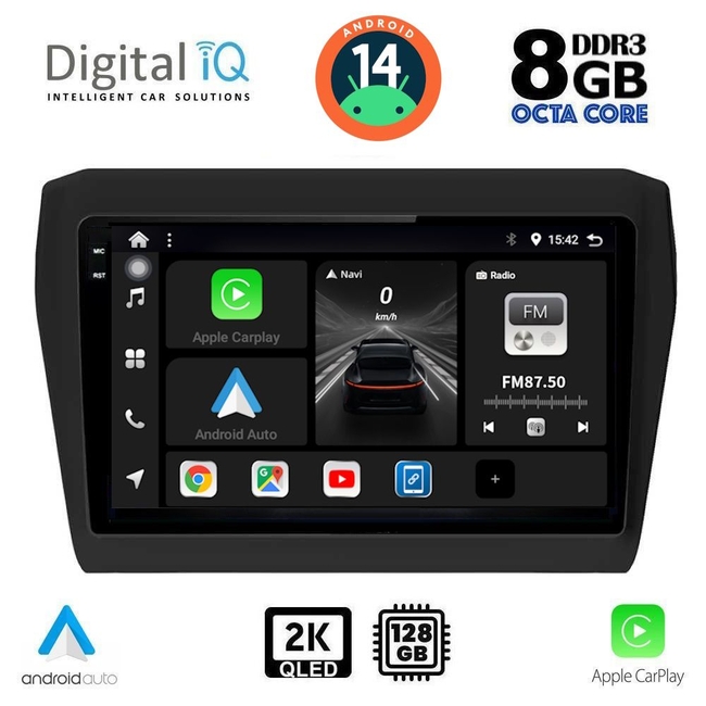 DIGITAL IQ BXF 8686_CPAA (9inc) MULTIMEDIA TABLET for SUZUKI SWIFT mod. 2017&gt;