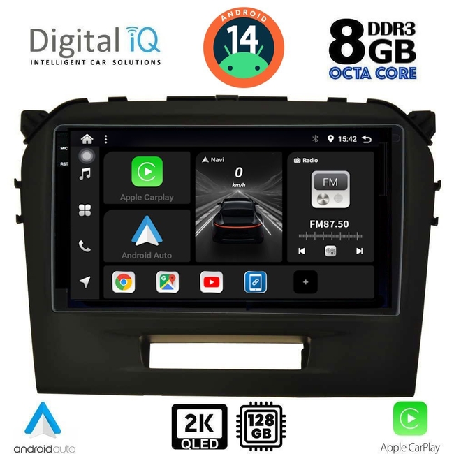 DIGITAL IQ BXF 11697_CPAA (9inc) MULTIMEDIA TABLET for SUZUKI VITARA mod. 2016-2022