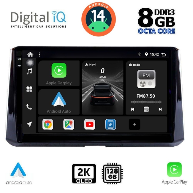 DIGITAL IQ BXF 8716_CPAA (10inc) MULTIMEDIA TABLET for TOYOTA COROLLA mod. 2019&gt;