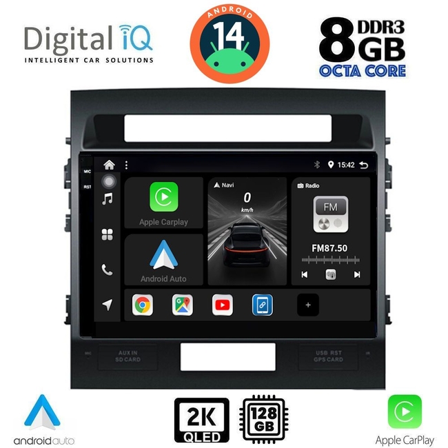 DIGITAL IQ BXF 8724_CPAA (10inc) MULTIMEDIA TABLET for TOYOTA LANDCRUISER mod. 2008-2015