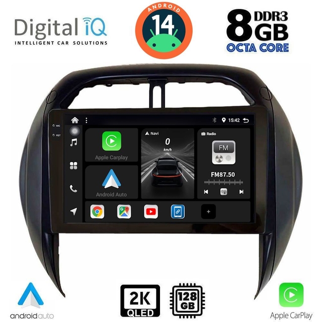 DIGITAL IQ BXF 11730_CPAA CLIMA (9inc) MULTIMEDIA TABLET for TOYOTA RAV 4 mod. 2000-2006