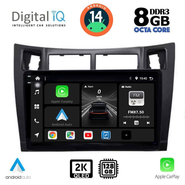 DIGITAL IQ BXF 8736_CPAA (9inc) MULTIMEDIA TABLET for TOYOTA YARIS mod. 2006-2011