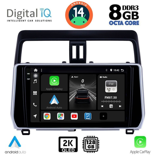 DIGITAL IQ BXF 8739_CPAA (10inc) MULTIMEDIA TABLET for TOYOTA LAND CRUISER mod. 2019&gt;