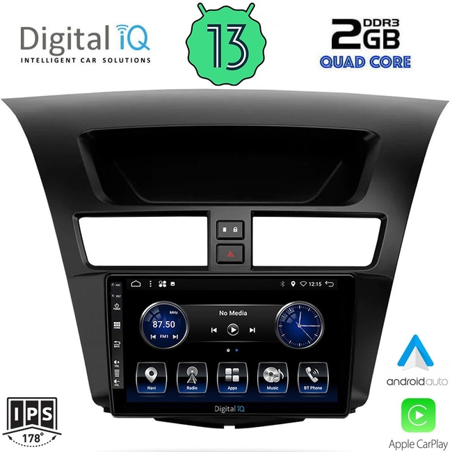 DIGITAL IQ BXH 3364_CPA (9inc) MULTIMEDIA TABLET for MAZDA BT50 mod. 2012-2019