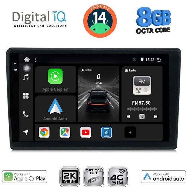 DIGITAL IQ BXK 20020_CPAA (9inc) MULTIMEDIA TABLET for ALFA ROMEO 159 – SPIDER – BRERA mod. 2004-2012