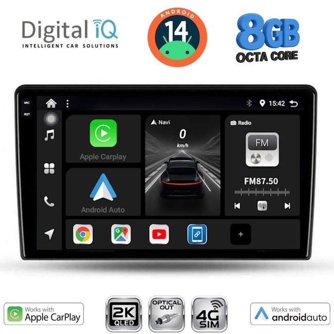 DIGITAL IQ BXK 20026_CPAA (9inc) MULTIMEDIA TABLET for ALFA ROMEO GIULIETTA mod 2014-2020