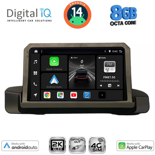 DIGITAL IQ BXK 20044_CPAA (9inc) MULTIMEDIA TABLET for BMW S.3 (E90-91-92) mod. 2005-2012