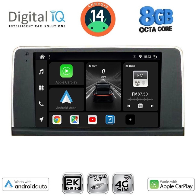 DIGITAL IQ BXK 20060_CPAA (9inc) (CCC) MULTIMEDIA TABLET for BMW X5 (E70) – X6 (E71) mod. 2009-2013