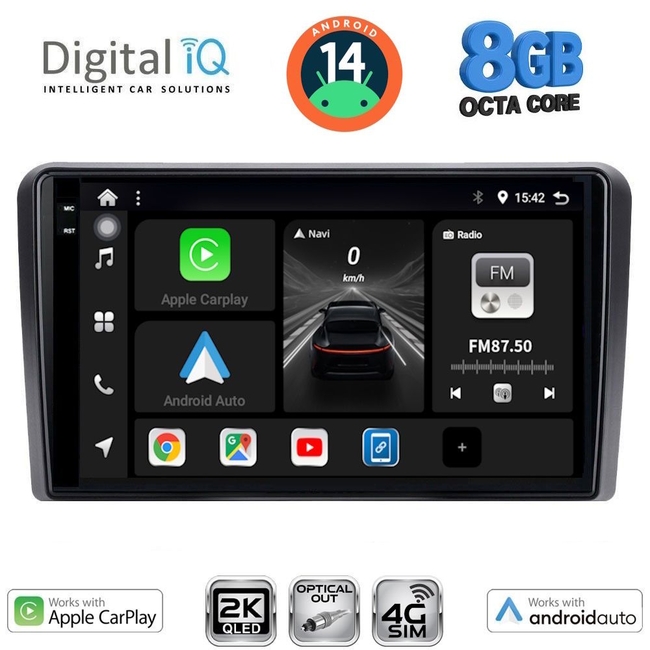 DIGITAL IQ BXK 20087_CPAA (10inc) MULTIMEDIA TABLET for CITROEN C5-DS5 mod. 2007-2017 (with ORIGINAL NAVI)