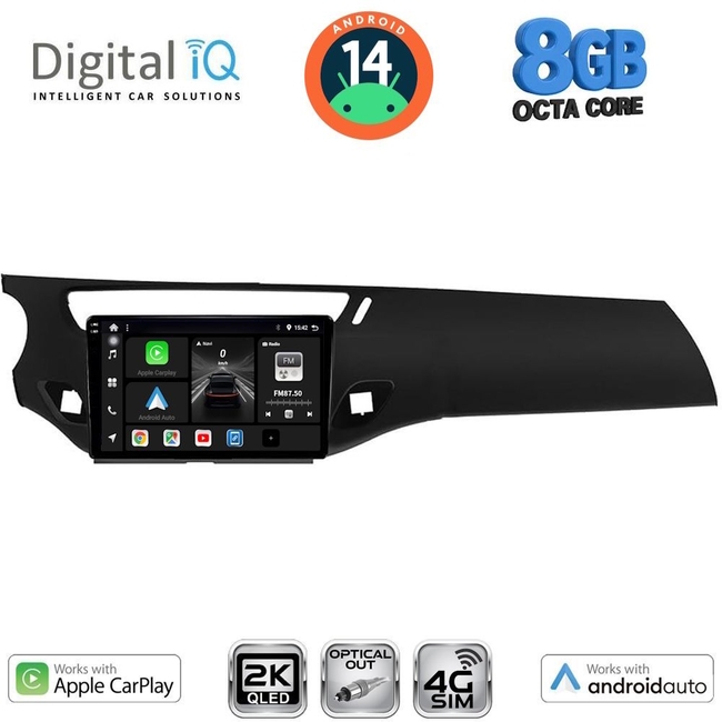 DIGITAL IQ BXK 20092_CPAA (9inc) MULTIMEDIA TABLET for CITROEN C3 - DS3 mod. 2009-2016