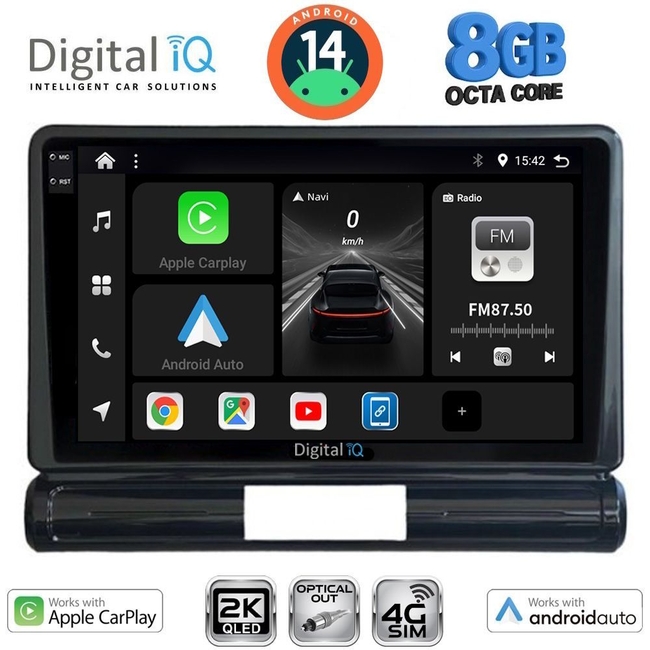 DIGITAL IQ BXK 20093L_CPAA (9inc) MULTIMEDIA TABLET for CITROEN C3 - DS3 mod. 2016> Low Version