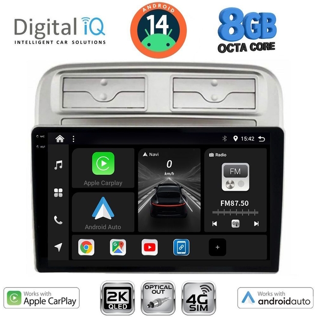DIGITAL IQ BXK 20128_CPAA (9inc) MULTIMEDIA TABLET for FIAT GRANDE PUNTO mod. 2005-2012