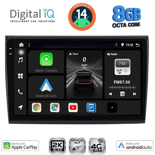 DIGITAL IQ BXK 20136_CPAA (9inc) MULTIMEDIA TABLET for FIAT BRAVO mod. 2007>