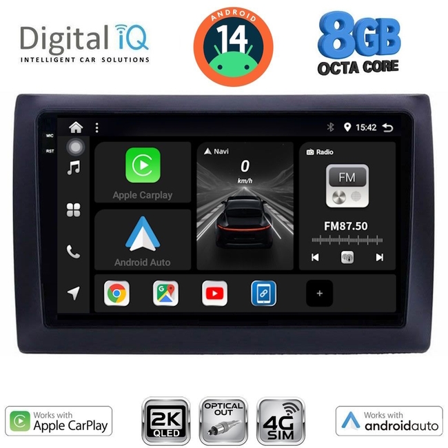 DIGITAL IQ BXK 20145_CPAA (9inc) MULTIMEDIA TABLET for FIAT STILO mod. 2001-2007