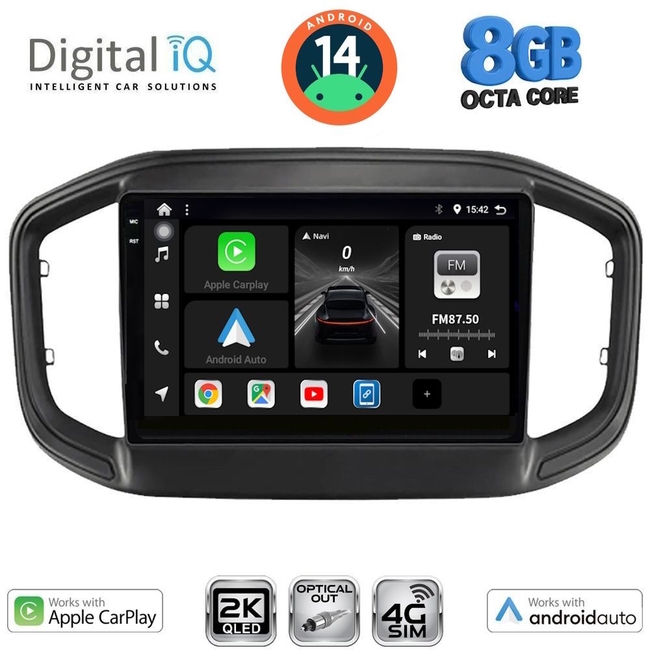 DIGITAL IQ BXK 20147_CPAA (9inc) MULTIMEDIA TABLET for FIAT STRADA mod. 2020>