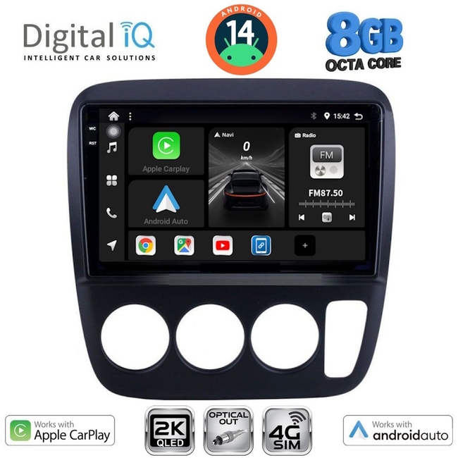 DIGITAL IQ BXK 20196_CPAA A/C (9inc) MULTIMEDIA TABLET for HONDA CRV mod. 1996-2006