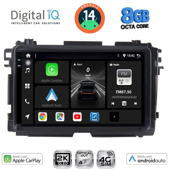 DIGITAL IQ BXK 20201_CPAA (9inc) MULTIMEDIA TABLET for HONDA HRV mod. 2015-2021